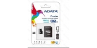 32 GB ADATA Micro SD-memóriakártya + SD adapter, CLASS 10