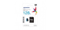 128 GB Micro SD-memóriakártya + SD adapter, CLASS 10