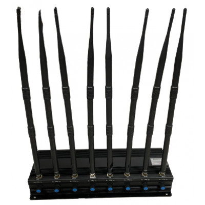 8-antennás PROFI GSM, DCS, 3G, 4G, GPS, Wi-Fi, PHS és 4G1 jelblokkoló